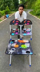Suto 4 Chair and 1 Table | Playgro Rectangle Table🔥 #shortsfeed #shorts #unboxing #chair #table | Abhinandan Aashik