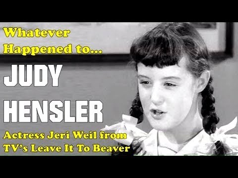 Whatever Happened to Judy Hensler from TV's Leave It To Beaver