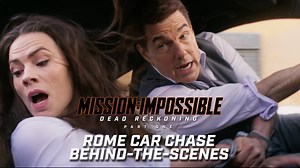Tom Cruise actually driving and drifting one-handed through the streets of Rome – This is a moment you’ll never forget. See #MissionImpossible - Dead Reckoning Part One, in cinemas July 13. | Paramount Pictures