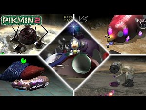 All Bosses - Pikmin 2 (Wii) (No deaths)