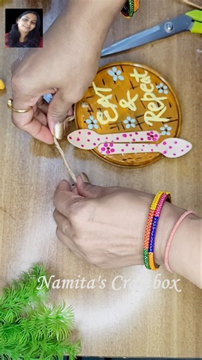 DIY kitchen wall art best out of waste #diy #craft #wastematerialcraft #bestoutofwaste #upcycle