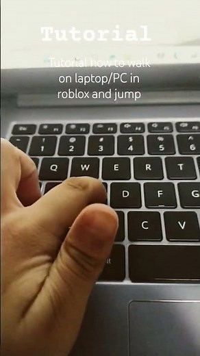 Tutorial how to walk and jump in roblox Laptop/PC