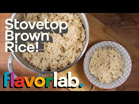 How to cook brown rice on stove top