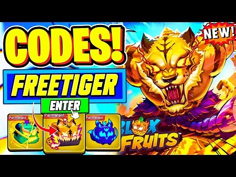 🐯 NEW ALL WORKING CODES FOR BLOX FRUITS IN NOVEMBER 2025 🎁 FREE TIGER FRUIT + FREE FRUITS GIVEAWAY 🍇
