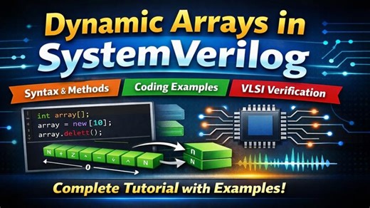 Dynamic Arrays in SystemVerilog | Complete Tutorial with Examples | Sanath Kumar kannam