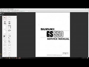 SUZUKI GS500F Full Service Manual Repair Workshop Manual PDF Shop Manual Download