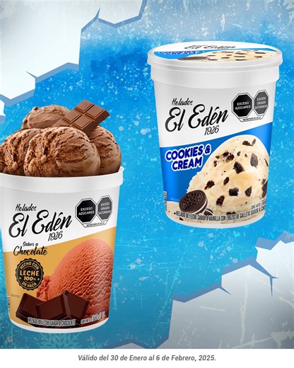 Una cucharada de sabor para escapar de lo cotidiano 🍨 Helados El Edén: cremosos y deliciosos ¿Cuáles son tus favoritos? 🤩 Descubre todos los sabores en Tiendas 3B, tu despensa inteligente 🧠🛒 Descubre más productos en nuestro Volante del mes👉 https://tiendas3b.com/promociones-tiendas-3-b-folleto-mensual/ Precios sujetos a cambio sin previo aviso 💲 #CámbiatealadeTresB #ahorro #Tiendas3B #PreciosBajos #helados | Tiendas 3B
