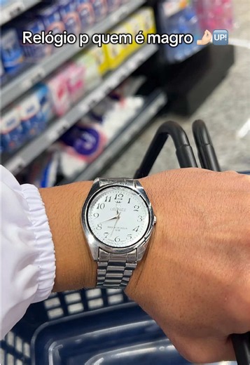 Relógio pra quem é magro, relógio vintage oldmoney masculino em aço ⌚️🤌🏻 #relogio #relogios #acessorios #creatorsearchinsights #tiktokshopbrasil