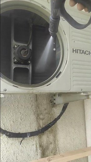 Hitachi Outdoor Split AC Service | Full Repair & Cleaning | #ACService #HelloMistri443