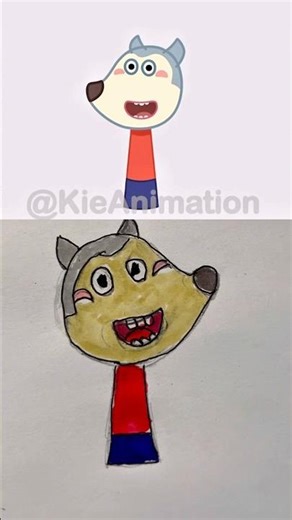 Colored Sprunki OC:Wolfoo #coloring #drawing #painting ‪@KieAnimation‬