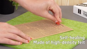 Felt Large Pin Board with 120 Push Pins Cork Board for Wall 48 x 36 inch for Paste Notes, Photos, Letter, Home Offices, School Supplies, Wall Decor, Pack of 12