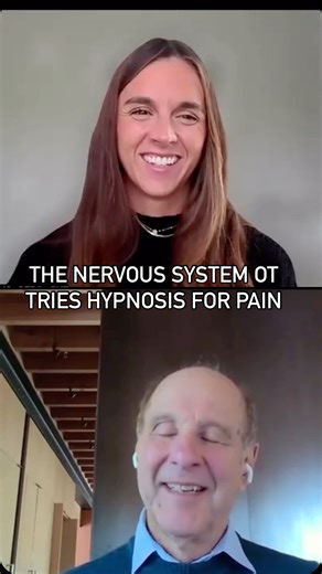 Reveri: Self-hypnosis by Stanford psychiatrist Dr Spiegel on Instagram: "Meet the brilliant Kasey (@thenervoussystem.ot)! Our recent workshop on resetting your nervous system highlights the power of hypnosis in managing chronic pain. By trusting the process, Kasey experienced instantaneous relief in her trapezius muscle. Watch our full workshop to learn more and receive our free, science-based protocol designed to aid in your pain management journey. Links to both in bio! 📲🔗 #HypnosisForHealin