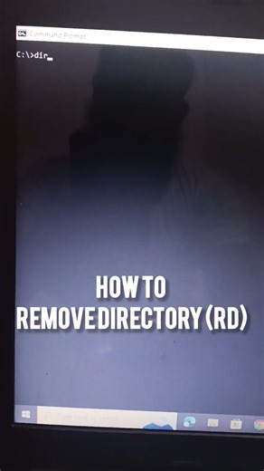How To Remove directory(rd) in CMD #directory #command #shorts #shortvideo #rd #windows#ij_skills
