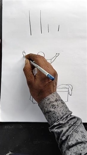 Easy outline drawing for beginners. #Short#viral#Ytshort