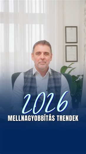 Dr. Kárász Tamás on Instagram: "2026 mellnagyobbítási trendek – merre tart a plasztikai sebészet? 💉✨ A mellplasztika folyamatosan fejlődik, és minden év új irányokat hoz. A videóban arról beszélek, milyen trendek várhatók 2026-ban, milyen implantátumok és technikák lesznek a legnépszerűbbek, és hogyan változik a páciensek igénye a természetesség és az arányosság irányába. A cél továbbra is ugyanaz: olyan eredményt elérni, amely harmonikus, tartós és önazonos. 👉 Te melyik irányt érzed magadh