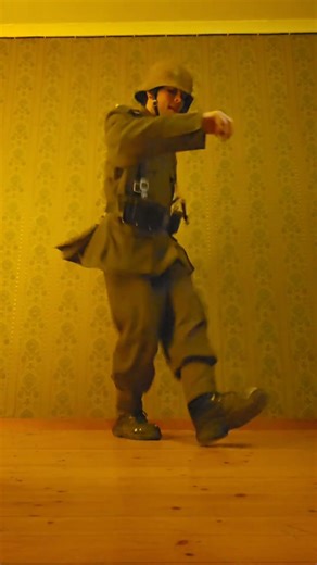 Dancing Soldier #fyp #viral #dance #cosplay #ww2