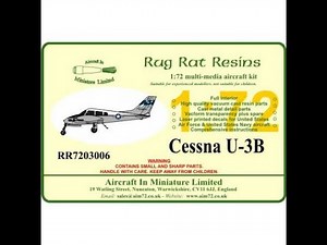 Cessna U-3B 1:72 Rug Cat Resins Video Review