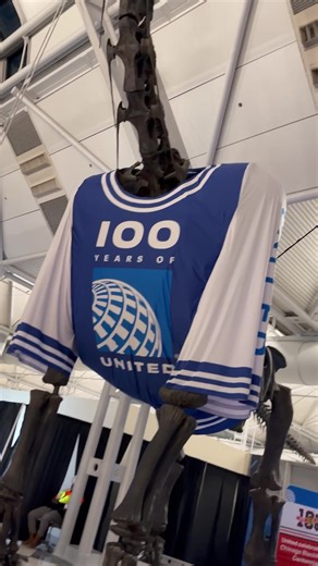 Chicago's O'Hare Airport: 100 Years of History Meets 150 Million Year Old Dinosaur