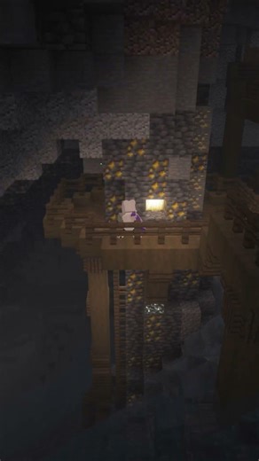 Transforming A Canyon Into A Cozy Mine #minecraft