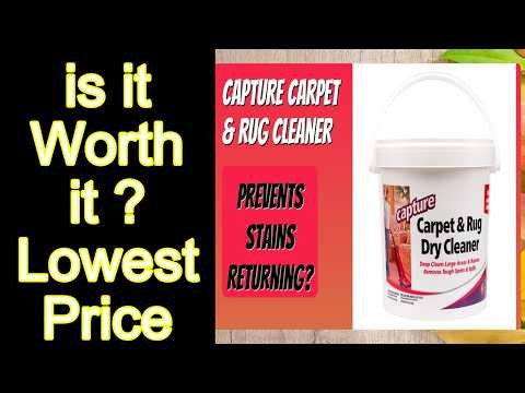 REVIEW Capture Carpet & Rug Cleaner Features - Important Information