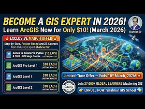 🔥 GIS Expert 2026 skill: Learn ArcGIS now for $10! March 2026 | Best GIS Course