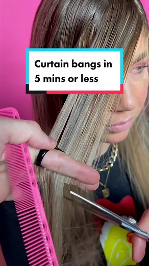 Quick Guide: Cutting Curtain Bangs in 5 Minutes!