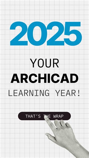 4.8K views · 41 reactions |  Your Archicad learning year… wrapped. See what Graphisoft Learn members achieved in 2025 — new learners, new certifications, and thousands of hours spent mastering Archicad. This video highlights the milestones that shaped the year. If you’re ready to build your skills in 2026, now’s the perfect time: Start with 1 month free using GSLEARN26. Here’s to your best modeling year yet. ✨ https://bit.ly/4qw9tir | Archicad by Graphisoft | Facebook