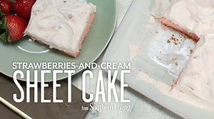 This simple sheet cake never fails to please the crowd at spring parties. http://trib.al/7Qz2fJz | Southern Living