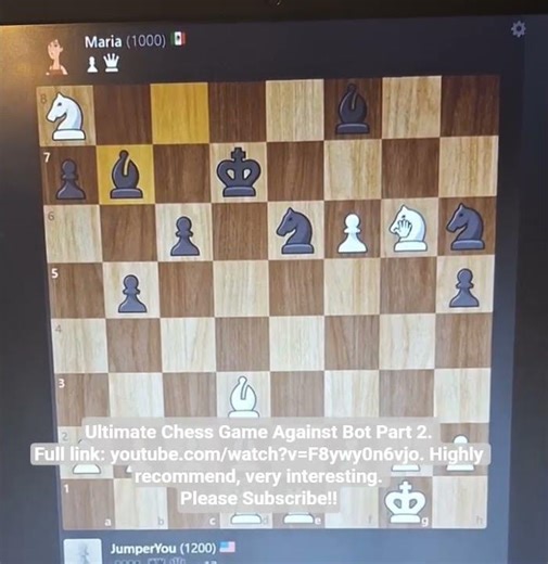 Ultimate Chess Tournament against Bots. Part 2 Subscribe Robots doing Cartwheels linked on channel.