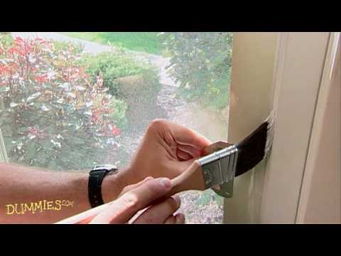 How to Paint Trim with a Trim Guard For Dummies