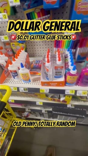 💥$0.01 ELMERS GLUE STICKS💥LOOK FOR COLOR N’ GLITZ #dollargeneral #pennyshopping #pennyitems