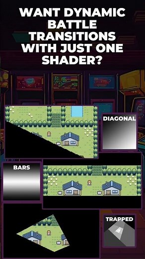Pokémon Battle Transition with 1 Shader?!