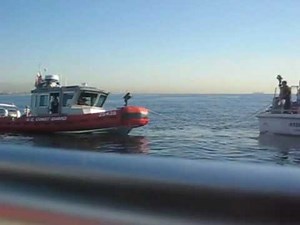 Coast Guard Patrol Boat - Auxiliary Training with Station LA
