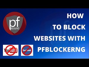 How to block YouTube, Facebook in two minutes | AD BLOCK PF-SENSE | pfblocker | Pf-ng