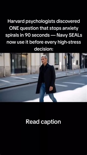 Nick on Instagram: "1. In 2016, Harvard anxiety researchers tested 400 people experiencing panic attacks and intrusive thoughts. They found one verbal intervention stopped 83% of anxiety spirals within 90 seconds: asking yourself “What do I know for certain right now?” Not “what if,” not “what might happen” — what do you actually know. The shift from hypothetical to factual instantly deactivates the amygdala (fear center). 2. The mechanism is neurological: anxiety feeds on future predictions and