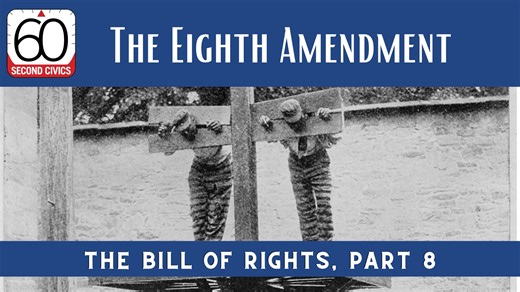 The Eighth Amendment to the Constitution prohibits excessive bail and fines. It also forbids cruel and unusual punishments, which the Supreme Court has interpreted in various ways over the years. Watch this space as we count down to Bill of Rights Day (this Friday!) with a new podcast covering an amendment in the Bill of Rights each day.  | Center for Civic Education | Facebook