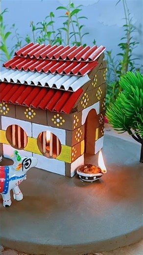 how i built a colorful tiny clay dream house 🏡😱| Oddly Satisfying