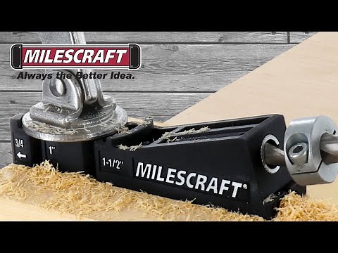 Milescraft 1324 PocketJig100, Single Barrel Pocket Jig - How to Make Pocket Holes