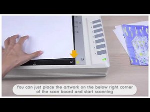 OpticPro A320L & A320E - How to scan Artwork