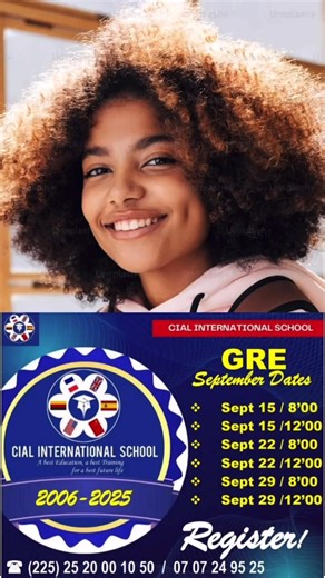 Graduate Record Examinations (GRE) en COTE D’IVOIRE Calendriers...