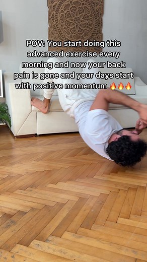 Can you do this amazing exercise 10x in a row? #bodyweightworkout | PouyaYoga