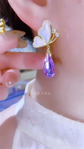 Beautiful Butterfly Earrings That Instantly Elevate Your Spring Look 🦋💎 #JewelryFashion