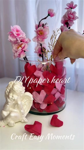 DIY Paper Hearts Craft Tutorial