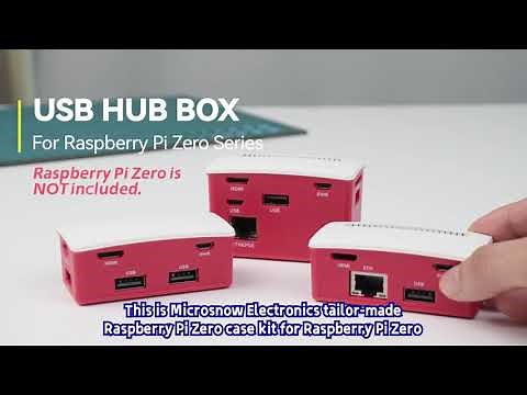 Waveshare USB HUB BOX For Raspberry Pi Zero Series, 4x USB 2.0 Ports