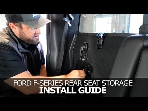 Ford F-Series Rear Seat Back Storage Panel Install Guide