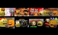 Mix of 8 videos from youtube : Annoying Orange Every GrapeFruit Screaming