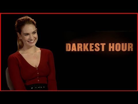 Lily James Exclusive Interview: 'Anxiety' over Darkest Hour