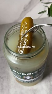A good fermented pickle can fix any problem 💚 #pickles #pickle | Bubbies Pickles