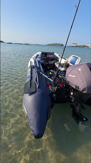 Inflatable Boat #fishing Setup