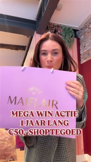 💖 WIN WIN WIN 1 jaar lang €50 shoptegoed bij maiflair 🛍️ (dat is €600 in totaal ✨) Wil je winnen & help je ons mee naar die 9000 volgers? Wat moet je doen: 🎀 Volg @maiflair 🎀 Like & deel deze video 🎀 Tag diegene die maiflair nog niet volgt (ik check) Bij 9.000 volgers maken we de winnaar bekend 🎉 Good luck allemaal💜💜 #giveaway #win #nederland #oldenzaal #supportsmallbussiness | Maiflair